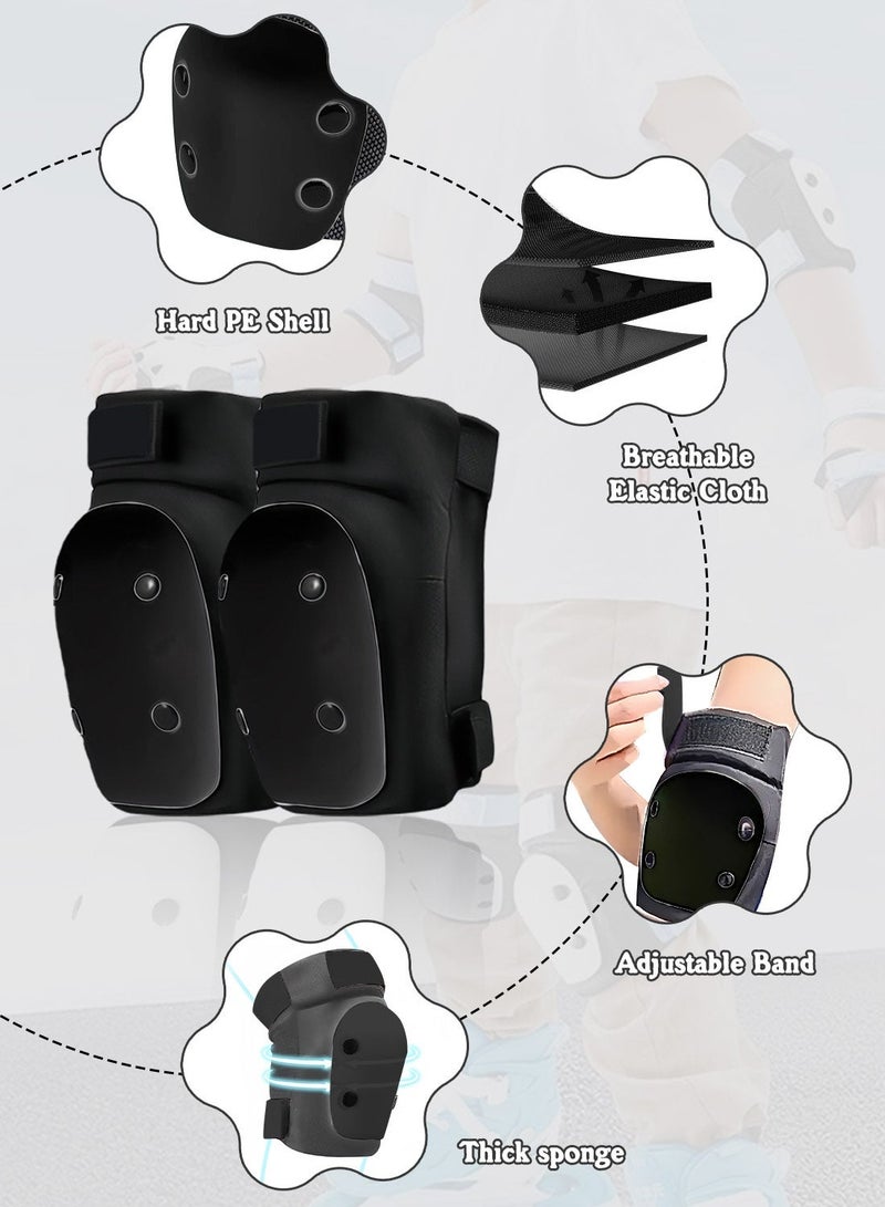 MaBaby 7 in 1 Kids Helmet Adjustable Protective Sports Gear Set, Kids Bike Helmets, Kick Scooter, Inline Skate, with Knee Elbow Pads Wrist Guards, for Kids Ages 3-15 Boys and Girls(S Size: Head 50-54cm) - Image 3